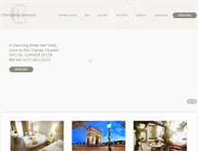 Tablet Screenshot of champerret-heliopolis-paris-hotel.com